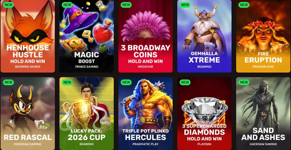 kingia casino new games